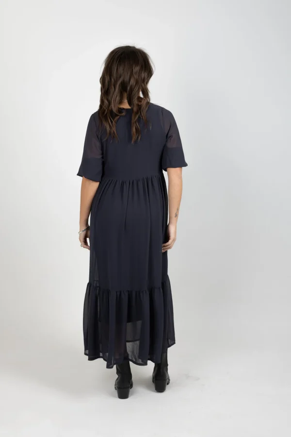 Dresses-BLANK SPACE LABEL REBECCA DRESS GRAPHITE