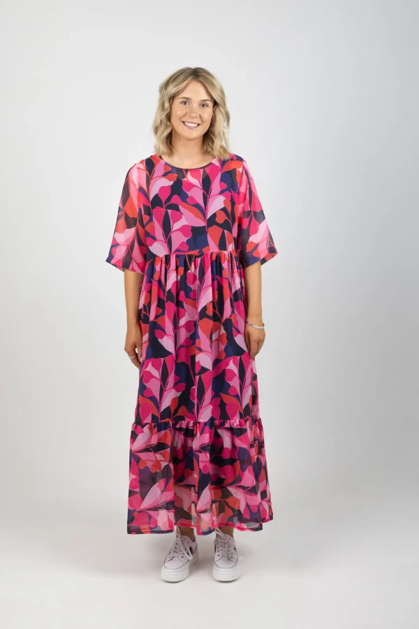 Dresses-BLANK SPACE LABEL RUBY DRESS CRIMSON CRAZE
