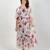 Dresses-BLANK SPACE LABEL RUBY DRESS MY SECRET GARDEN IVORY