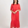 Dresses-BLANK SPACE LABEL RUBY DRESS CORAL