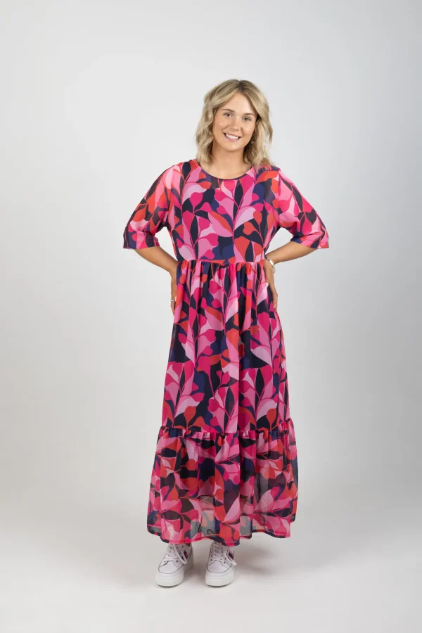 Dresses-BLANK SPACE LABEL RUBY DRESS CRIMSON CRAZE