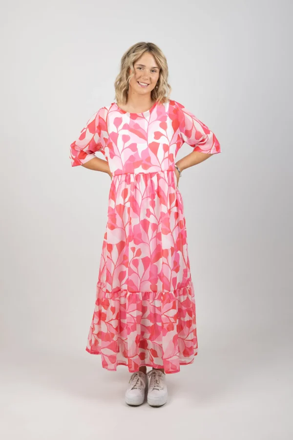 Dresses-BLANK SPACE LABEL RUBY DRESS PINK PARADISE