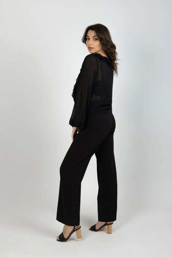 Shirts & Tops-BLANK SPACE LABEL SARAH TOP BLACK