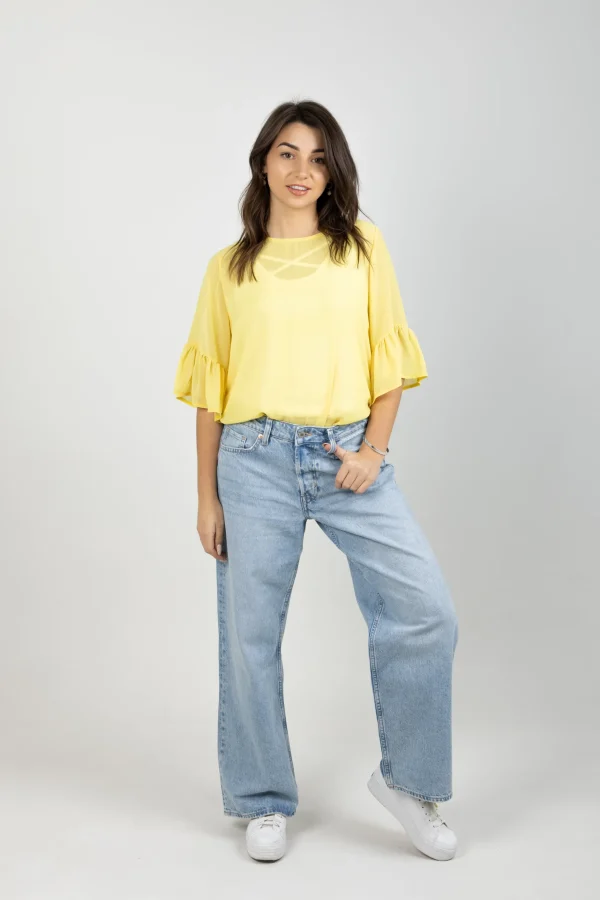 Shirts & Tops-BLANK SPACE LABEL SASHA TOP CITRINE