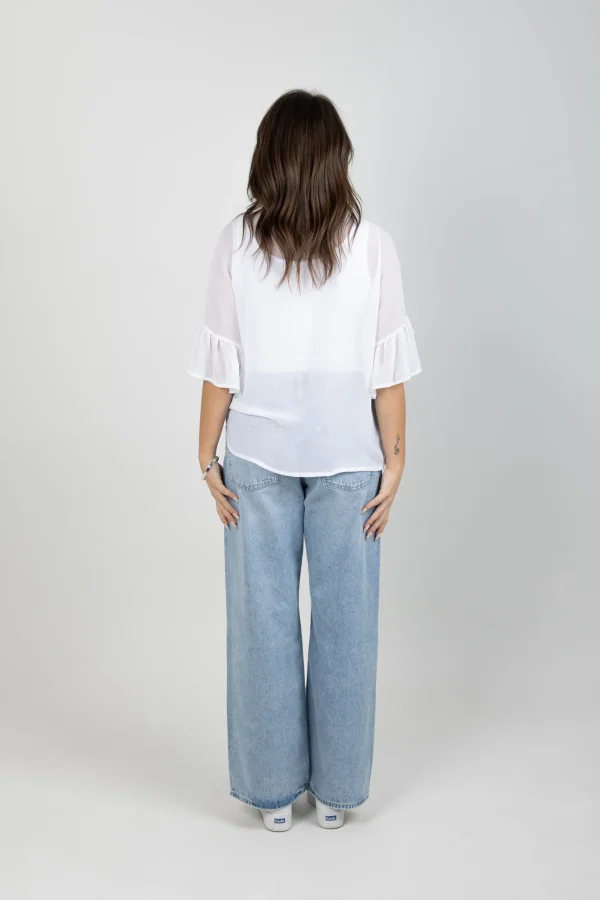 Shirts & Tops-BLANK SPACE LABEL SASHA TOP WHITE