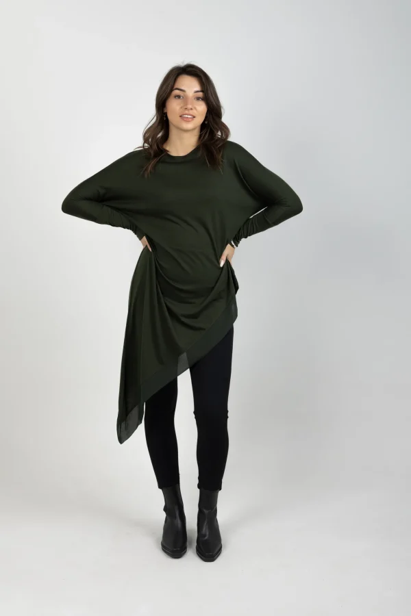 Sweaters & Knitwear-BLANK SPACE LABEL SOPHIE MERINO KHAKI