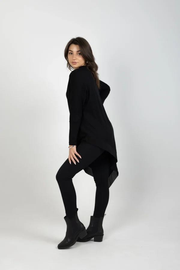 Sweaters & Knitwear-BLANK SPACE LABEL SOPHIE MERINO BLACK