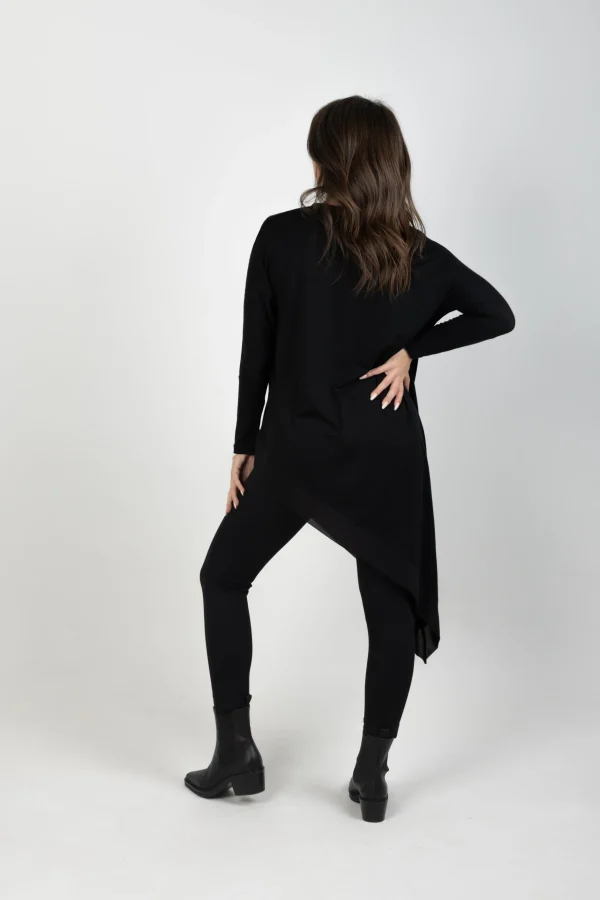 Sweaters & Knitwear-BLANK SPACE LABEL SOPHIE MERINO BLACK