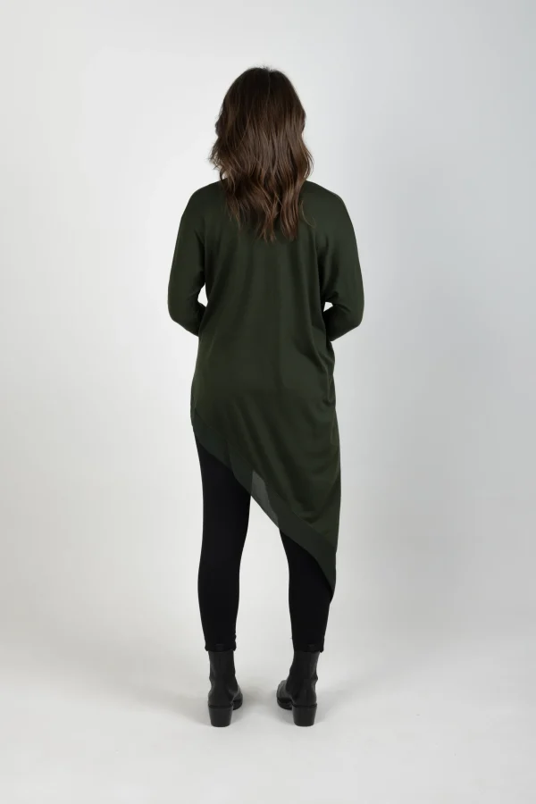 Sweaters & Knitwear-BLANK SPACE LABEL SOPHIE MERINO KHAKI