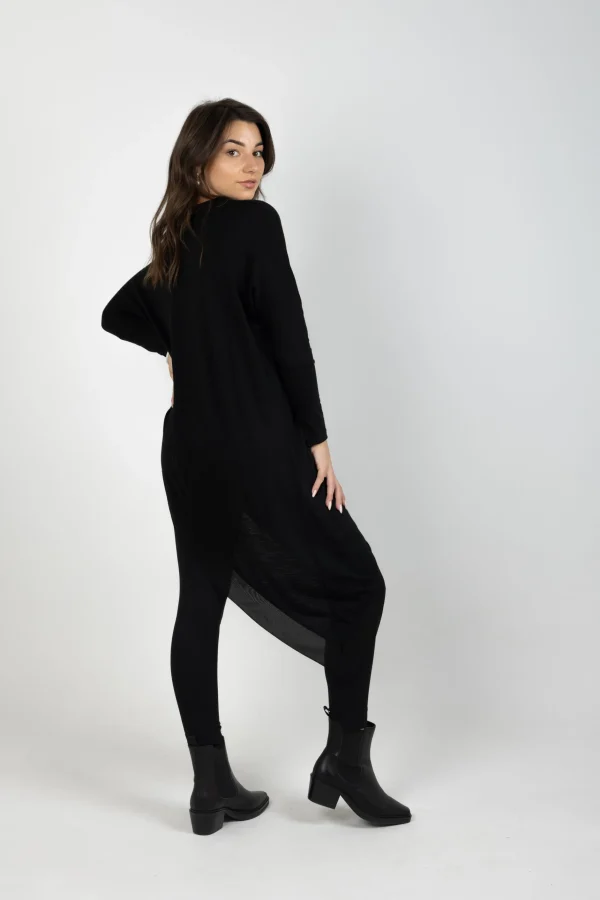 Sweaters & Knitwear-BLANK SPACE LABEL SOPHIE MERINO BLACK