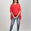 Shirts & Tops-BLANK SPACE LABEL SWIFT TOP CORAL