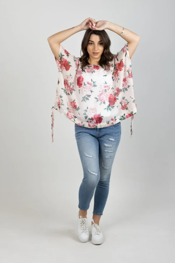 Shirts & Tops-BLANK SPACE LABEL SWIFT TOP SECRET GARDEN IVORY
