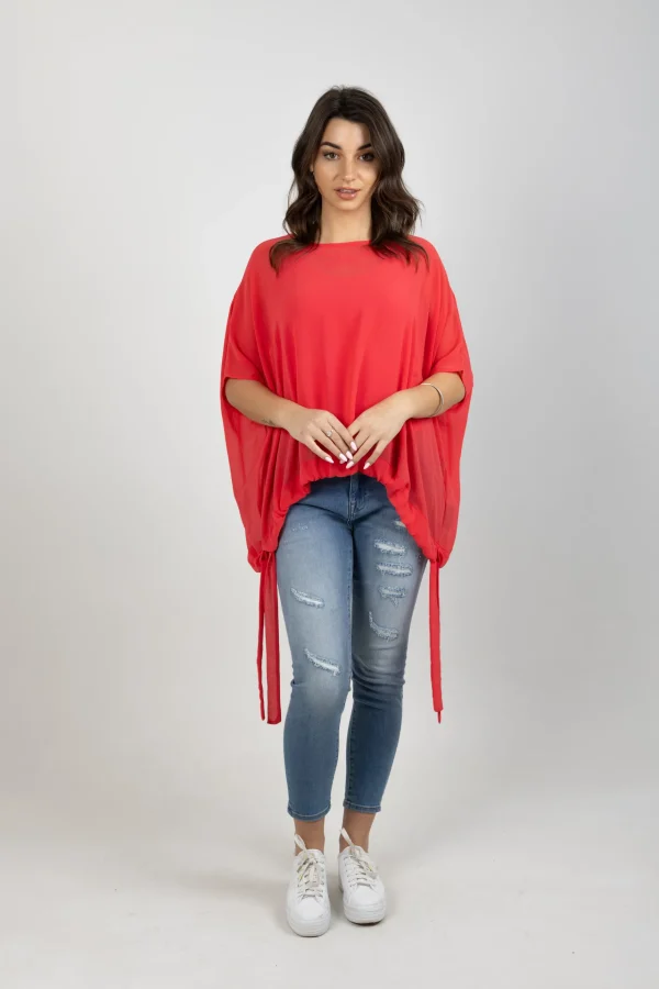 Shirts & Tops-BLANK SPACE LABEL SWIFT TOP CORAL