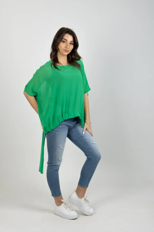 Shirts & Tops-BLANK SPACE LABEL SWIFT TOP APPLE