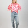 Shirts & Tops-BLANK SPACE LABEL TILLY TOP PINK PARADISE