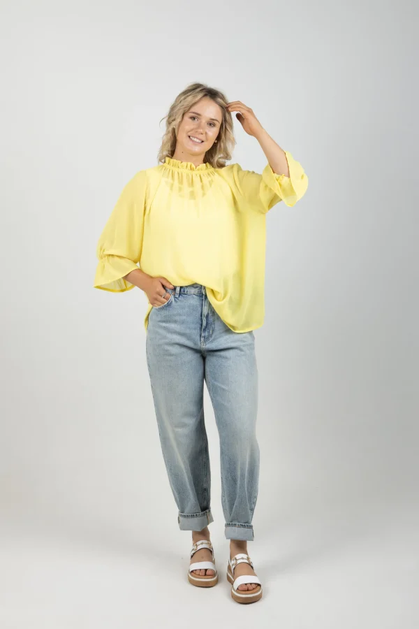 Shirts & Tops-BLANK SPACE LABEL TILLY TOP CITRINE