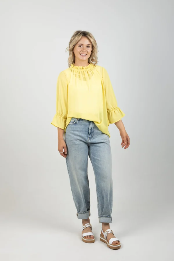 Shirts & Tops-BLANK SPACE LABEL TILLY TOP CITRINE