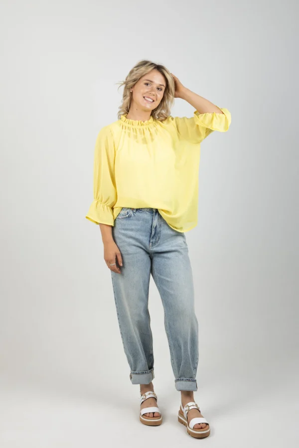 Shirts & Tops-BLANK SPACE LABEL TILLY TOP CITRINE