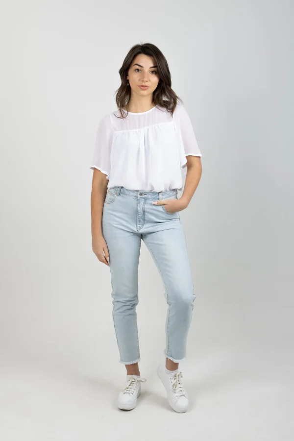 Denim-BLANK SPACE LABEL TONI BOYFRIEND JEAN - BORROWED BLUE