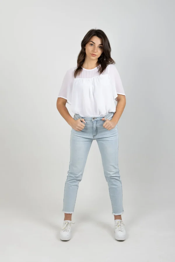 Denim-BLANK SPACE LABEL TONI BOYFRIEND JEAN - BORROWED BLUE