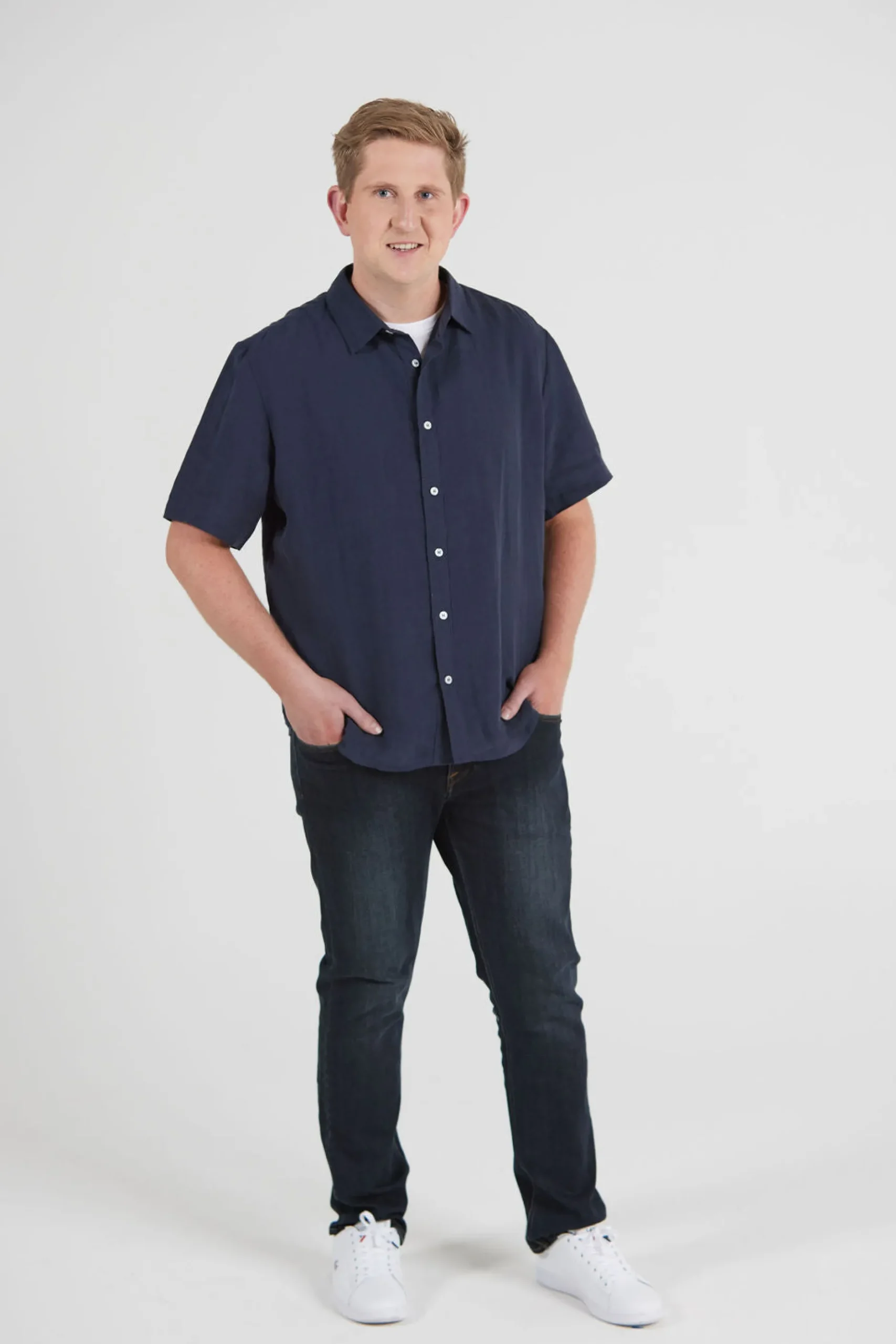 blank_space_label_william_0-2.webp Shirts-BLANK SPACE LABEL WILLIAM LINEN SHIRT NAVY