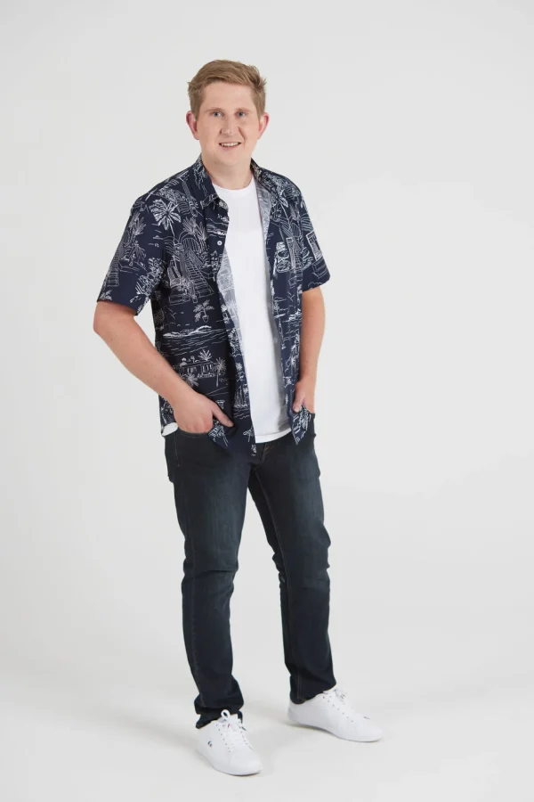 Shirts-BLANK SPACE LABEL WILLIAM PARTY SHIRT PRINT