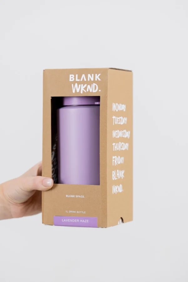 Drink Bottles-BLANK WKND. CERAMIC BOTTLE - LAVENDER HAZE