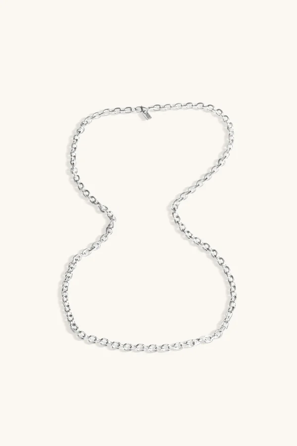 925 Sterling Silver | Jewellery-BLANK SPACE. CABLE CHAIN NECKLACE