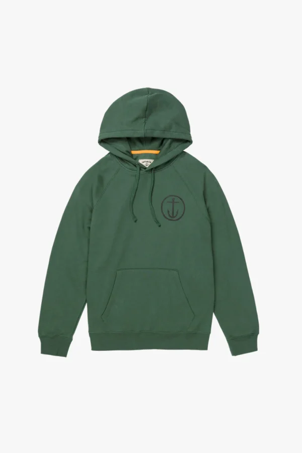 Sweaters & Knitwear-CAPTAIN FIN SHWEATY ANCHOR PULLOVER HOOD CILANTRO GREEN