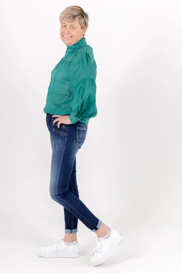 Denim-CULT OF INDIVIDUALITY GYPSY HIGH RISE JEAN - ROCCO ZIPPER