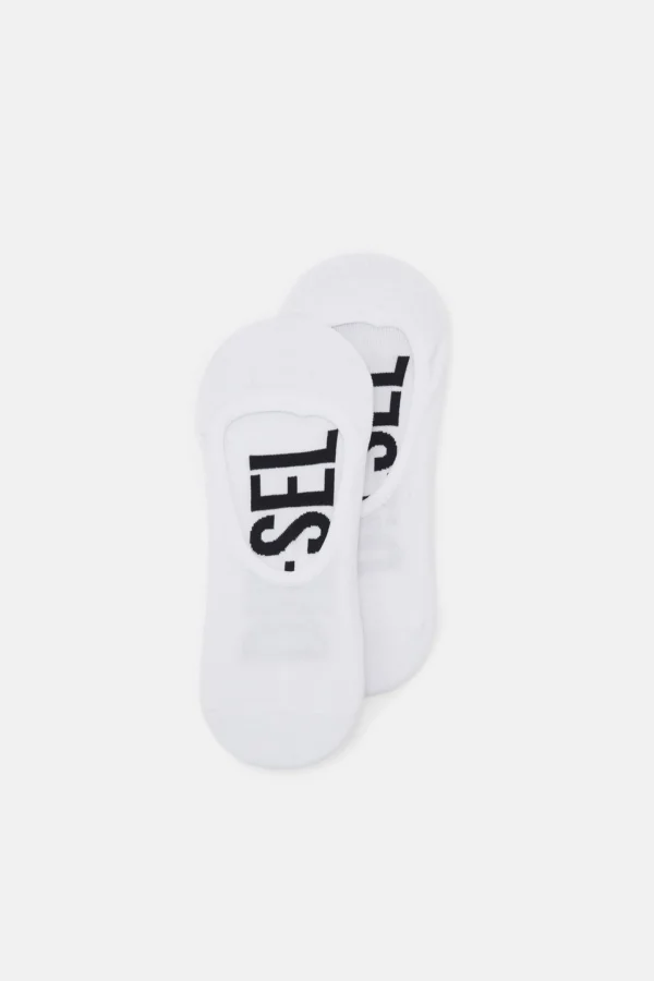 Socks | Socks-DIESEL HIDDEN SOCKS 2PK WHITE