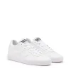 Footwear-DIESEL MENS LEROJI LOW SNEAKER WHITE LEATHER