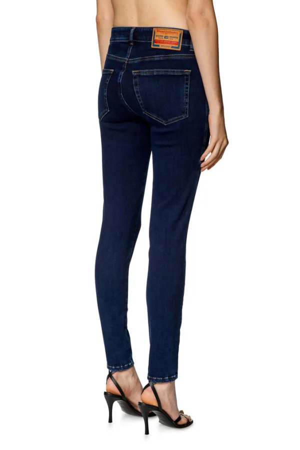 Denim-DIESEL SUPER SKINNY SLANDY JEAN DARK AGED