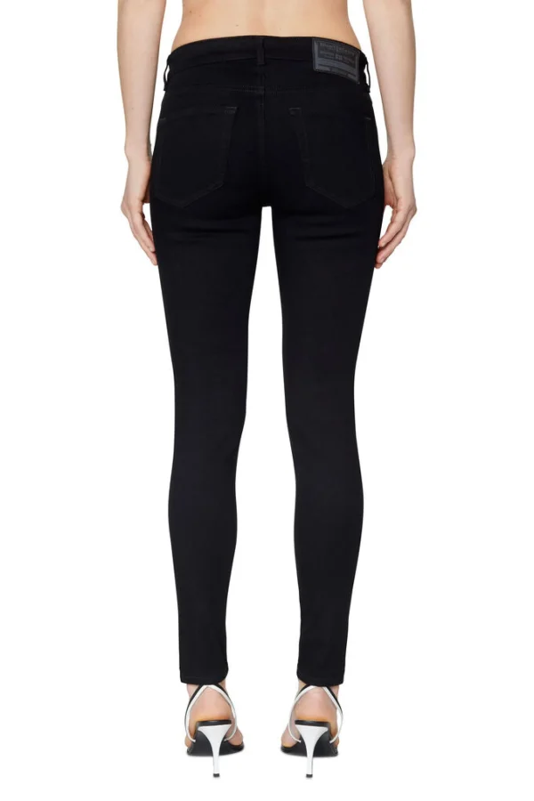 Denim-DIESEL SUPER SKINNY SLANDY JEAN BLACK