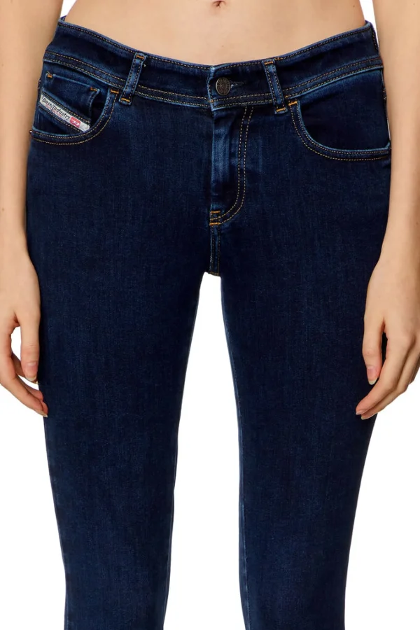Denim-DIESEL SUPER SKINNY SLANDY JEAN DARK AGED