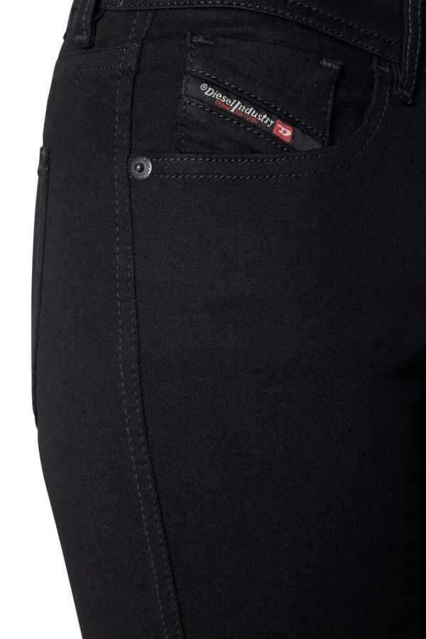 Denim-DIESEL SUPER SKINNY SLANDY JEAN BLACK