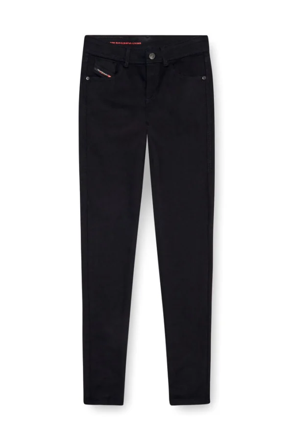 Denim-DIESEL SUPER SKINNY SLANDY JEAN BLACK