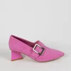 Footwear-DJANGO & JULIETTE INISA HEEL LIPSTICK SUEDE