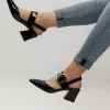 Footwear-DJANGO & JULIETTE MAGALY HEEL - BLACK PATENT
