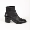 Footwear-DJANGO & JULIETTE MOSELE BOOT BLACK LEATHER