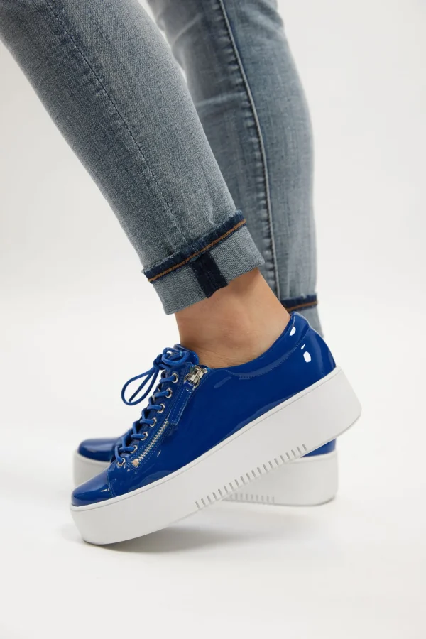 Footwear-DJANGO & JULIETTE WOLFIE SNEAKERS - COBALT