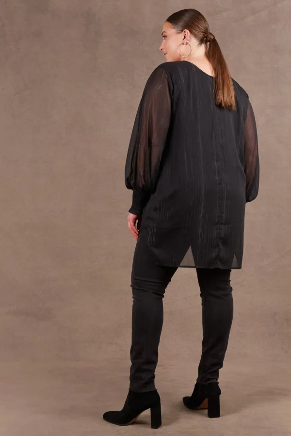 Shirts & Tops-EB&IVE BANTU TOP EBONY