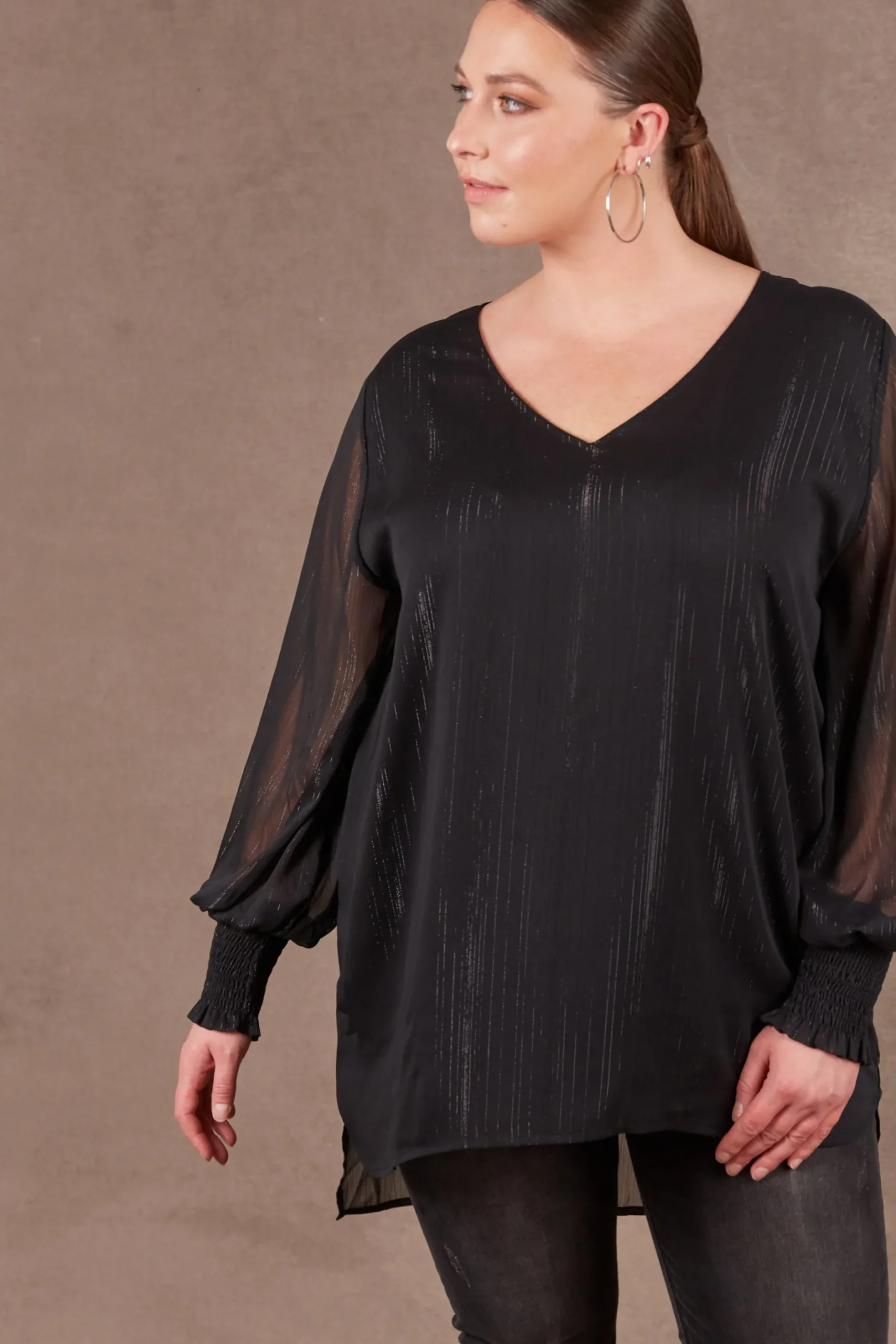 ebive_bantu_top_ebony_4.webp Shirts & Tops-EB&IVE BANTU TOP EBONY