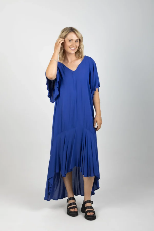 Dresses-EB&IVE ESPRIT FLUTTER MAXI COBALT