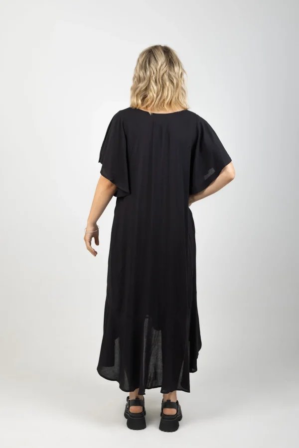Dresses-EB&IVE ESPRIT FLUTTER MAXI EBONY