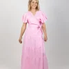 Dresses-EB&IVE HALCYON MAXI DRESS CAMEO