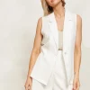 Sweaters & Knitwear-EB&IVE HALCYON VEST OPAL