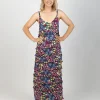 Dresses-EB&IVE LA MER FRILL MAXI BLUME
