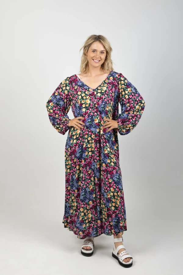 Dresses-EB&IVE LA MER MAXI BLUME