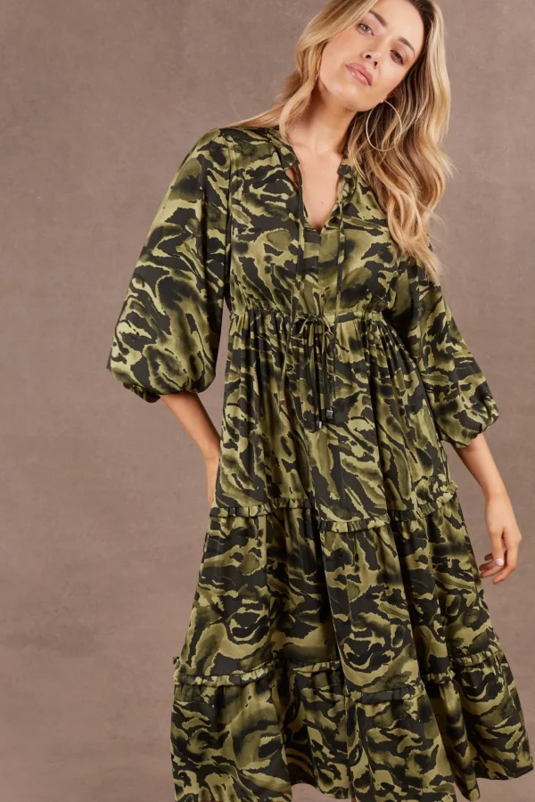 Dresses-EB&IVE MAYAN TIERED MAXI FERN